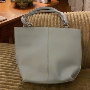 Wilsons Leather baby blue handbag